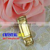 2015 Fashion Adjustable Buckle, Belt Buckle Manufacturers, Crystal Rhinestone Ribbon Buckle for Bikini Decoration thumbnail-4