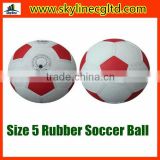 Promotional Cheap Size 5 Rubber Soccer ball/ Football