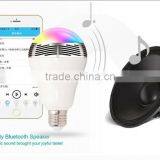 Android Iphone Compatible Smart Bulb Bluetooth Audio Speakers 3W E27 LED RGB Music Bulb Colorful Bluetooth Smart Led Light Bulb Quality Choice thumbnail-2