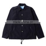 Custom Nylon / Polyester Coach Jacket / Drawstring Coach Jacket