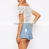 Lace Floral Lady Tube Tops Designs Dress Oem Apparel Suppliers thumbnail-2