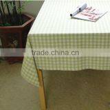 T/C Yarn Dyed Check Fabric Plain Green Grid Cloth Plain Table Cloth thumbnail-2