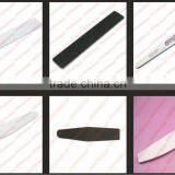 2014 NEW !White Sanding Zebra Disposable Diamond Deb Custom Printed Nail File100/180,100/100
