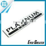 Custom Top Value Aluminum Sticker Emblems 3M Tape Metal Sticker Custom Metal Logo Stickers thumbnail-2