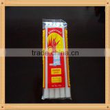 household candle/ white paraffin wax candles/ colorful and white wax candle for daily lighting