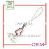 New Design Pink Heart and Fish Mobile Phone Strap thumbnail-1