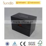 Customize Classic Black Wooden Packaging Boxes