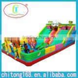 Inflatable Colorful Cartoons Castles With Slides thumbnail-2