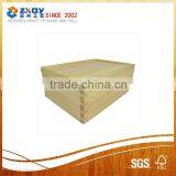 Wooden Storage Box Natural Unfinished Wooden Storage Box thumbnail-1