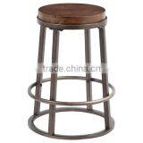 KUDOS INDIA METAL BAR STOOL , INDUSTRIAL METAL BAR COUNTER STOOL FURNITURE