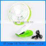 Mini USB Fan for Car Use or Lithium Battery Charged Suitable for School Dorm thumbnail-1