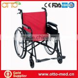 Aluminum hospital wheelchair