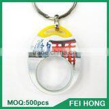 Wholesale Cheap Customized Souvenir Gift for Scenery Printing Keychain thumbnail-2