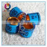 Racing Pigeon Ring With Crown Pigeon Band Ring Pigeon Leg Ring/// thumbnail-1