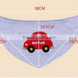 Baby Bib Cotton Jersey Soft Bib Made in China Cotton Toddle Scarf Baby Jersey Adjustable Bib Middle Color thumbnail-5