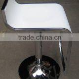 Cafeteria ABS plastic fast food dining bar high chair YPB012