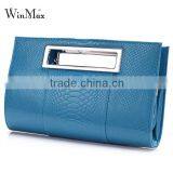 2016 Ladies Alligator PU Leather Handbag Women Party Evening Bag thumbnail-6