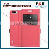 Luxury View Window Case PU Leather Flip Cases With Stand for Huawei Honor 6 Plus thumbnail-4