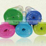 Custom Made Anti Slip PU Leather Top Nature Fiber Rubber Yoga Mat thumbnail-2