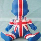 Plastic Great Britain Flag Doll thumbnail-1