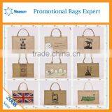 Wholesale Shopping Bag Jute Beach Bag Cheap Jute Bag thumbnail-5