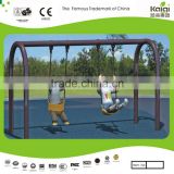 KAIQI children rubber coated swing set for outdoor play area
