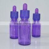 50 MlBoston Round Purple Glass Dropper Bottles With Childproof Dropper thumbnail-1
