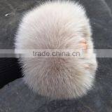 Winter Oversleeve For Jacket And Coat Luxurious Fox Fur Real Fur Cuff thumbnail-1