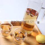 1.4L New Product Wholesale Hand Blown Food Grade High Borosilicate Clear Glass Water Jug thumbnail-5