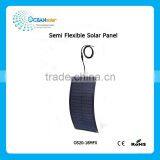 20w Semi Flexible Solar Panel With CE ROHS Approved thumbnail-1