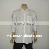fashion Men's 100% cotton white shirt