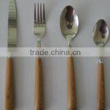 2014 New Design Wooden Handle Cutlery thumbnail-1