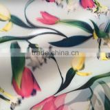 Printed double organza lace fabric for dresses and girly garments