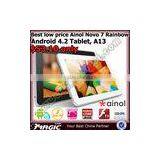 Ainol Novo 7 Rainbow A13 Android 3g Tablet A13 Tablet pc