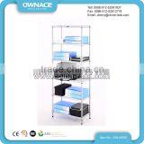 Adjustable 7-Layer Office File Wire Shelving Rack thumbnail-2