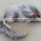 Mice Cat Toy - 25 Fur Mice 2" Long - Multicolored REAL RABBITS FUR MICE TOY