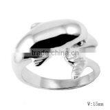 SRR2049 2015 Hot Selling Item Dolphin Ring Unisex Rings Cheap Stainless Steel Jewelry Ring