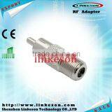 (Top Sale) F Female TV Coax Jack to RCA Male Headphone Jack