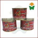 OEM Delicious 28-30 70g Xinjiang Tomato Paste 70gX50tins thumbnail-1