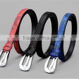 Jranter Colorful Genuine Python Leather Women Belt Stainless Steel Buckle thumbnail-3