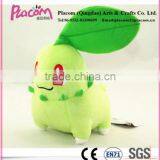 Official Cheap Cute High-quality Pokemon Grass Chikorita Doll Soft Stuffed Plush Toy for Wholesale thumbnail-1