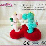 New Design Lovely Fashion High Quality Customzie Best Selling Valentine's Gift and Holiday Gift Wholesale Plush Toy Dinosaur thumbnail-1