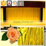 100% polyester fire retardant theater curtain fabric