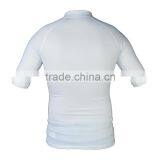 White Short Sleeve Rash Guard Amazon thumbnail-4