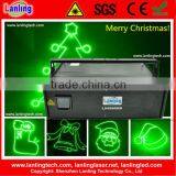 1W Green Laser Light Projector for Christmas