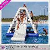 Amusing giant inflatable water slide for adult, inflatable floating water slide, funny inflatable water park toys