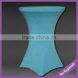 LZB016 Fashionable Solid Color Blue Cocktail Table Cover for Sale thumbnail-1