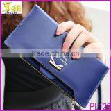 2016 Fashion Women Leather Wallet Multifunctional Zipper Long Wallet Vintage Ladies Clutch Coin Purse Card Holder thumbnail-1