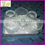6 Pcs Glass Carved Flower Wine Cup Manufacturer thumbnail-1