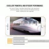 Voxlink 1m TYPE-C Male to Male Mobile Phone Data Cable Charging Cable Nylon Braided Metal Wire Silver thumbnail-6